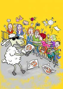 Elvis, Schaf, Autogramm, Fans, Star