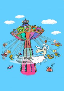 Karussell, Oktoberfest, München, Wiesn, Elvis, Schaf,