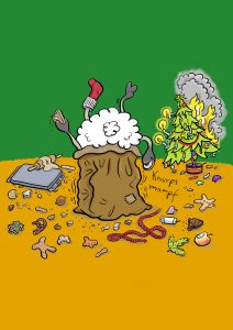 Weihnachten, Nikolaus, Sack, Baum, brennend, Plätzchen, Advent