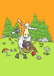 Elvis, Schaf, Pilze, Sammeln, Giftpilz, Wald