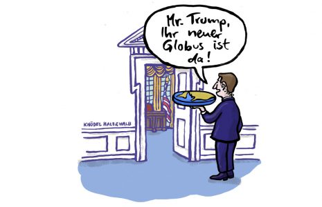 Globus Donald Trump Weltsicht Erdkugel Weißes Haus White House