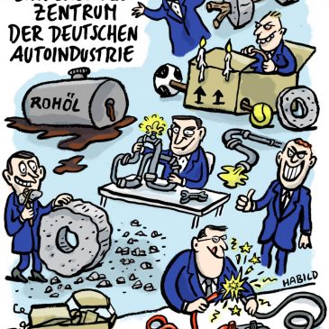 Forschungsentwicklungszentrum Zukunft Forschung Technik Automobilindustrie Autoindustrie Ingenieur Entwicklung Technik Kurzschluss Steinzeit Rückschritt Kartell Autokartell Automanager