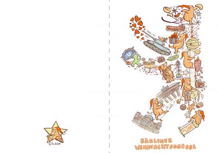 Weihnachten Karte Berlin