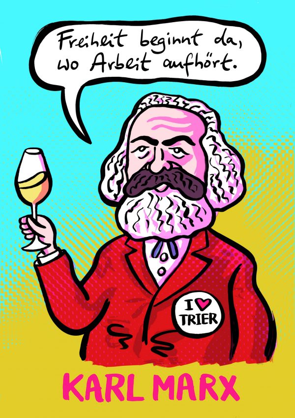 Karl Marx Trier Freiheit Wein Arbeit