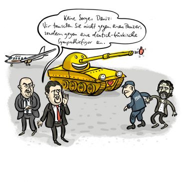 deniz yücel türkei deutschland sigmar gabriel außenminister Mevlüt Cavusoglu panzer geisel austausch freikauf gefängnis