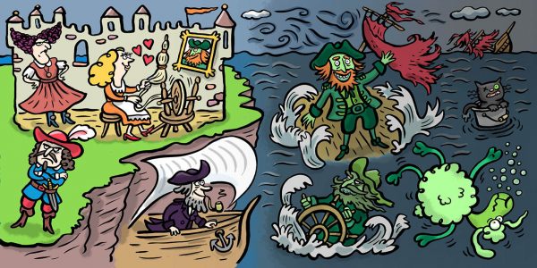 Elvis und der fliegende Holländer Richard Wagner schiff sturm daland senta steuermann oper musik kinder deutsche grammophon