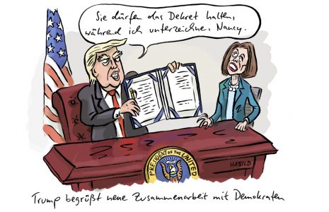 Donald Trump Nancy Pelosi Dekret Weißes Haus White House Kongresswahl Republikaner Demokraten Zusammenarbeit
