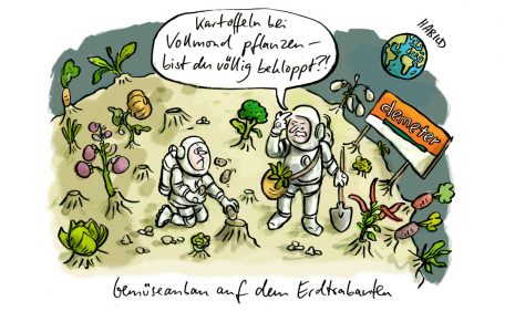 mond demeter ernte gemüse anbau landwirtschaft weltall mondgemüse esoterik mondkalender