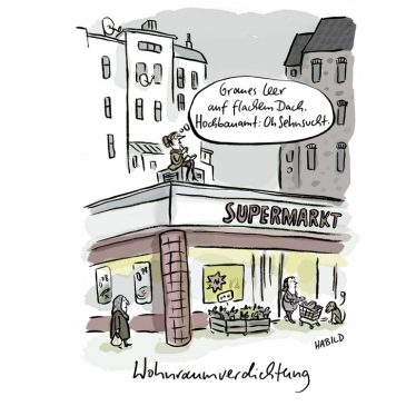 Wohnraum Wohnungsnot Wohnungsmangel Lyrik Dichtung Haiku Stadt Wohnungsknappheit Hochbauamt Flachdach Verdichtung Wohnraumverdichtung, habild