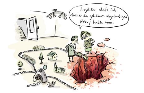 Abgründe, Hobby, Mann, Eisenbahn, Modelleisenbahn, Geheimnis, Keller, Hobbykeller, Doppelleben, Ehe