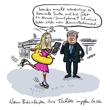 trump, corona, impfstoff, ivanka, putin, tochter, impfung, test, nebenwirkungen, studie, usa, coronavirus, malaria, huawei