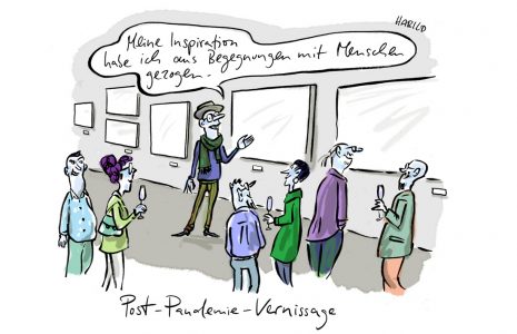 corona, pandemie, vernissage, inspiration, kunst, ausstellung, menschen, begegnung, isolation, einsamkeit, künstler, malerei, leere