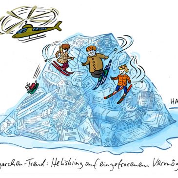 Heliskiing, Oligarchen, Russland, Ukraine, Reichtum, Geldadel, Vermögen, Putin, Krieg, Sanktionen