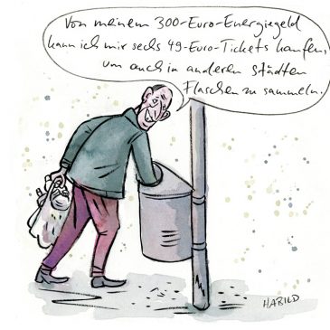rentner, altersarmut, flaschensammeln, armut, energiegeld, energiekosten, inflation, nahverkehr, 49-euro-ticket,