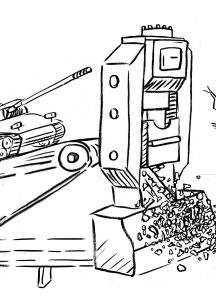 verschrottung, abrüstung, panzer