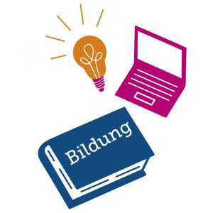 Bildung, Lernen, Fortbildung, Logo