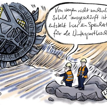 RWE, braunkohle, tagebau, braunkohlerevier, klimawandel, klimaschutz, kunstschnee, lützerath, lützi, nachhaltigkeit, braunkohletagebau,