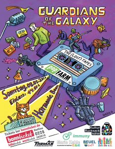 plakatkunst, musik, the lost tapes, konzertplakat, music poster, sci-fi, sf, science fiction