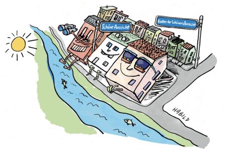 Frankfurt, Stadt, Aussicht, Blick