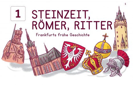 Schulheft, Frankfurt, Schulbuch Illustration, Grafik, Zeichnung, Kinder, Sachunterricht, Kinderillustration, Wissen, Ritter, Geschichte,