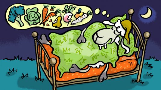 Elvis, Cartoon, Comic, Schaf, Tier, Sympathiefigur, Cartoonfigur, Comicfigur, Schlaf, Traum, schlafen, träumen, Bett