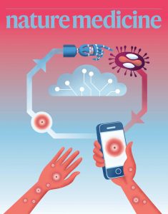 monkeypox, mpox, wissenschaft, viren, screening, wissenschaftsillustration, diagnose, smartphone, KI, AI, Technik, Illustration, nature, medicine, medizin, pocken, photoapp, hautkrankheit