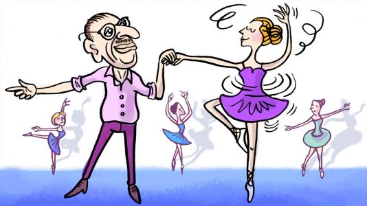 klassik, klassische musik, illustration, Ballett, komponisten, porträt, portait, musik, karikatur, cartoon, komponist,