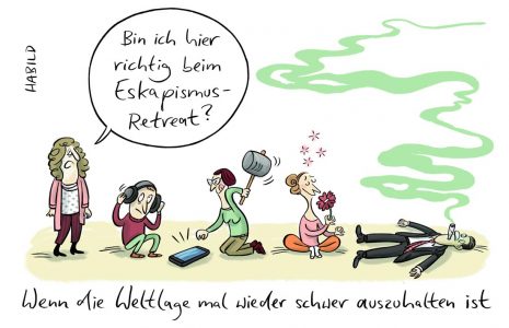 eskapismus, Weltlage, Weltflucht, Selbsthilfe