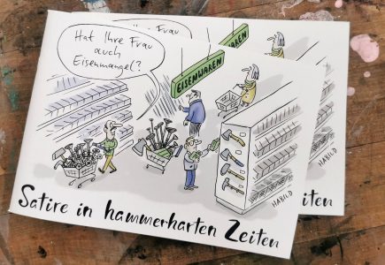Satire in hammerharten Zeiten, Satire, Cartoons, habild, Teresa Habild, h-bild, Karikatur, Buch, Geschenk, Cartoon, Geschenkbuch, Weihnachten, Trier
