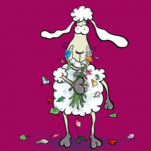 Blumenstrauß, Blumen, Muttertag, Schenken, Elvis, Schaf,