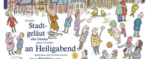 Weihnachten, Frankfurt am Main, Heiligabend, Stadtgeläut, Glocken, Fest, Feiertag, Kerze, Feiern, Kirche, feierlich