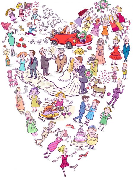 Hochzeit, Heiraten, Braut, Bräutigam, Herz, Trauung