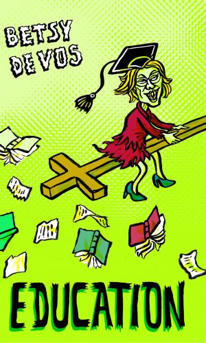cabinet Donald Trump Kabinett Horror education millionärin evangelikal minister secretary