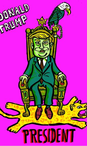 cabinet Donald Trump Kabinett Horror president despot diktator dictator tyrann wahnsinn verrückt adler usa minister secretary