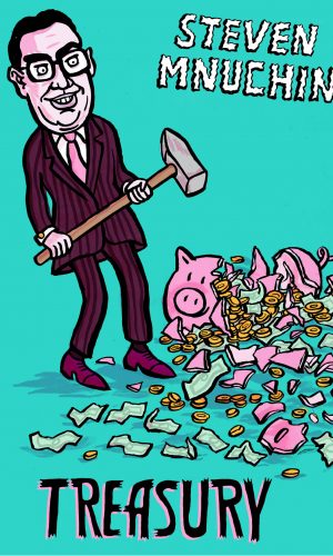 cabinet Donald Trump Kabinett Horror treasury goldman sachs minister secretary