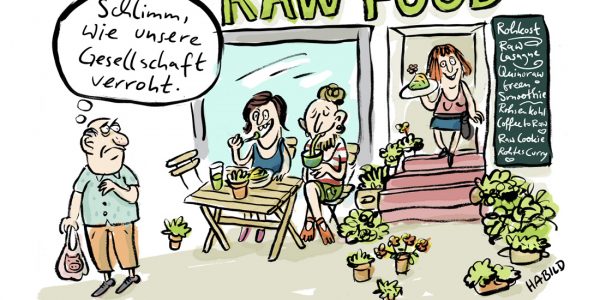 Rohkost Raw food Hipster Verrohung Smoothie Grün Vegan Veganer Essen Lokal