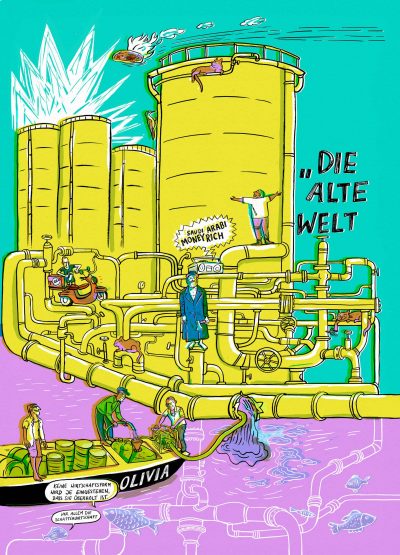 Money Rich Hafen Trier, Zeitenwende, Monster, Binnenhafen, Heizöl, Rohstoffe, fossiler Brennstoff, Gramsci, Öl, Tank, Öltank