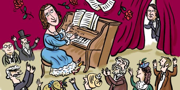 klassik, klassische musik, illustration, komponisten, porträt, portait, musik, karikatur, cartoon, komponist, komponistin,